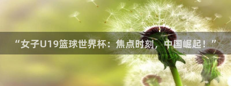 世界杯预选赛欧洲：“女子U19篮球世界杯：焦点时刻，中国崛起！”