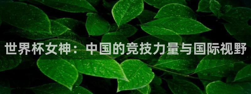 免费看足球直播比赛：世界杯女神：中国的竞技力量与国际视野